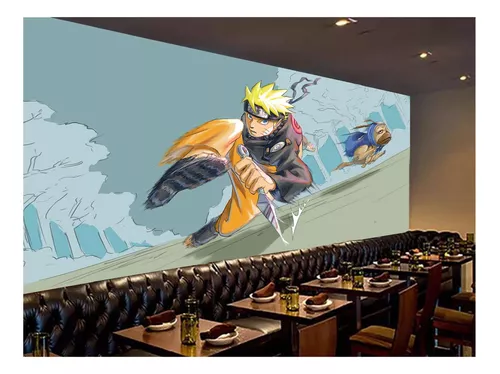 Papel De Parede Anime Naruto Mangá Desenho Art Lavável