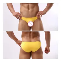 Comprar 3 Bikinis Tipo Licra Para Hombre Ropa Interior Corte Fitness