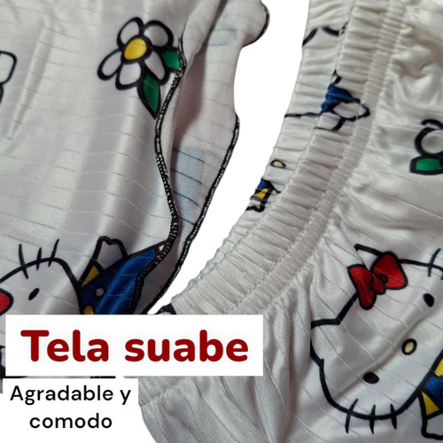 Pijama De Dos Piezas Hello Kitty, Blusa Y Short