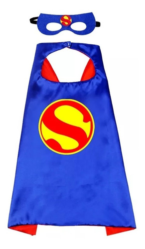 Disfraz Superman Capa + Antifaz 