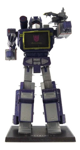 Imagen 1 de 4 de Rompecabezas De Metal En 3d Transformers Soundwave