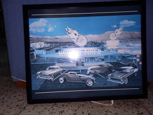 Cuadro Luminoso De Carros Para Decoracion (Usado)