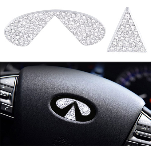 Adhesivo Decorativo Diamante Para Volante Automovil Infiniti