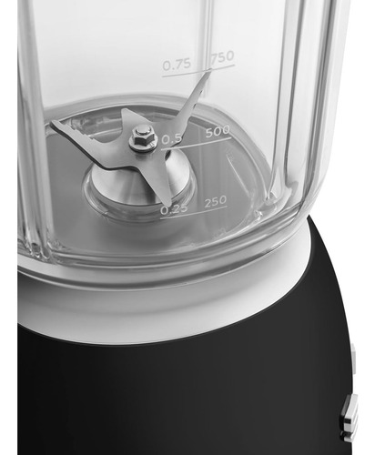Smeg Nueva Licuadora De Encimera Retro (negro)