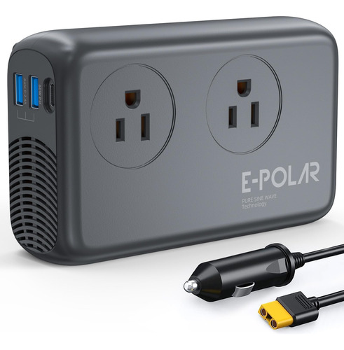 E-polar Inversor De Corriente Para Automovil De 300 W, Onda