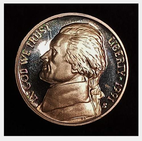 Estados Unidos 5 Cents 1991 S Sc Km A192 Proof