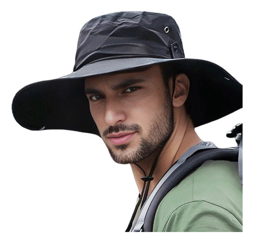 Wang Sombrero De Pescador Plegable De Ala Ancha