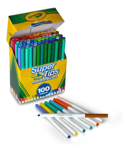 Imagen 1 de 4 de 100 Super Tips Crayola