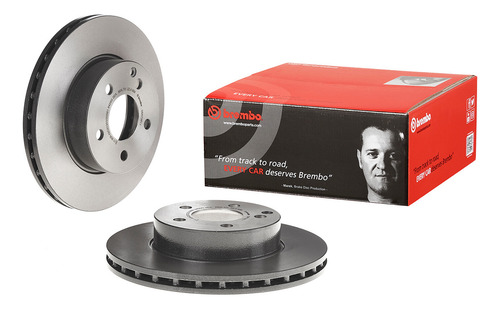 Disco Brembo Mercedes-benz C-class C 180 2008-2013 D Pza