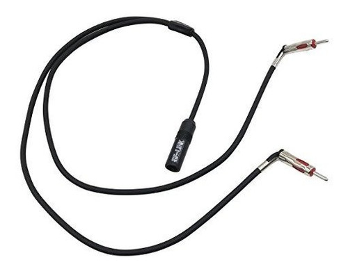 1 dama 2 Auto Divisor Antena Cable Adaptador Radio Y