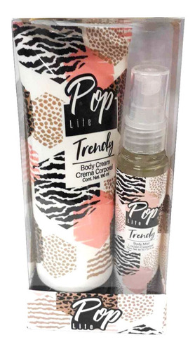 Kit Crema Y Loción Corporal Pop Life Body Cream Individual