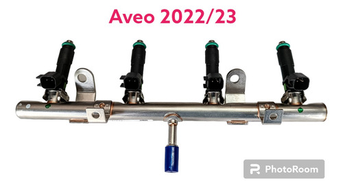 Riel Inyectores Completo Aveo 2022/23. Gm Original 23598457.