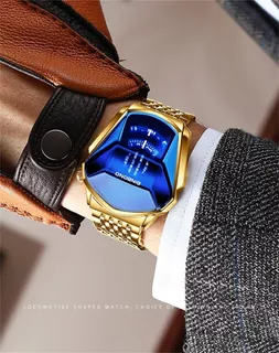 ¡Reloj Binbond Original Super Luxury para hombre! Los 10 mejores colores de correa: dorado, color de fondo [5]