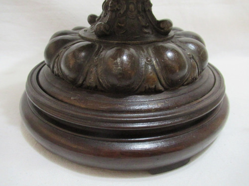 Antiguo Par Cráteras Ánforas Petit Bronce Italiano Relieve (Usado)