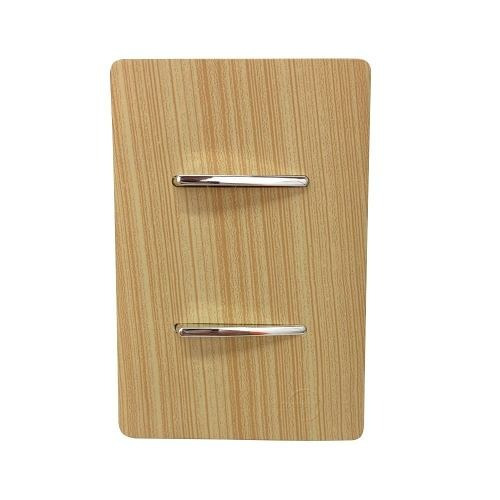 Imagem 2 de 5 de 2 Intes Simples Horiz C/ Placa 4x2 Maple - Novara Colors