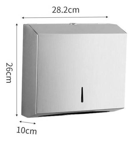 Kit Dispenser Papel Toalha Inox Com Chaves Com Sabão 800ml