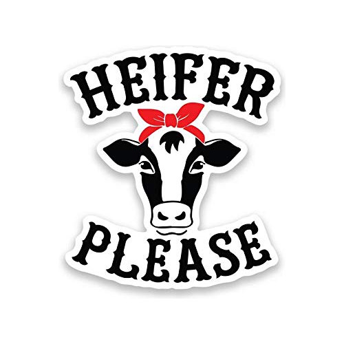 Calcomanía De Vinilo Heifer Please Auto, Camión, Va...