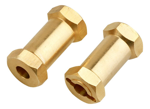 Buje Hexagonal De 12 Mm Latón Con Ruedas Para Rc 1/10
