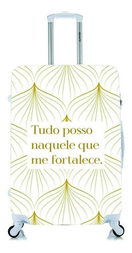 Capa Protetora Mala Viagem Media Tudo Posso Naquele
