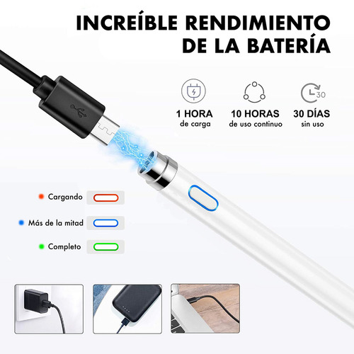 Lapiz Optico Punta Fina Compatible iPad iPhone Tablet