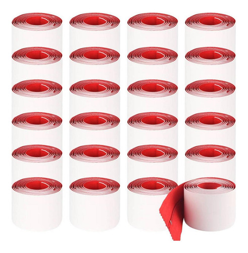 2 Roll Instant Door Zipper Poeira Barreira De Pó Vermelho