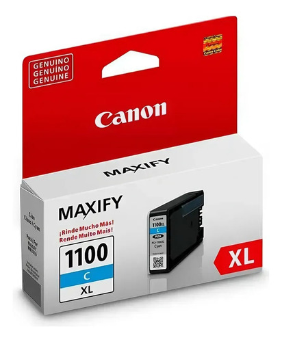 Tinta Canon Maxify 1100 Xl Cyan 