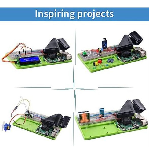 Geeekpi Kit De Inicio Completo Para Raspberry Pi 4b, Python