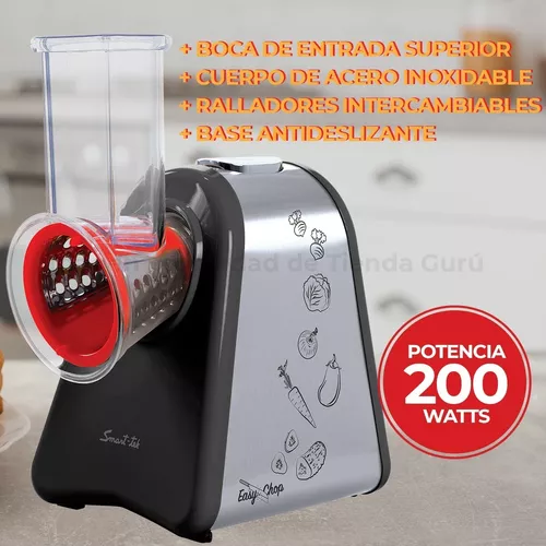 RALLADOR ELÉCTRICO SMART-TEK REBANADOR EASY CHOP SM2026 200W