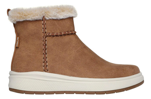 Botas Mujer Skechers Bobs Skipper Wave Café