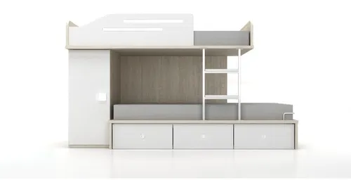 Cama Desplazada Tren S45c Infantil Juvenil La Valenziana