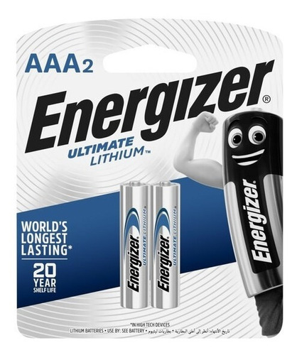 Pila De Aaa Energizer Ultimate Caja X  Unidades