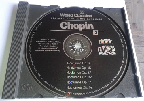 Chopin 2 Los Grandes De La Musica Clasica Cd Made Germany