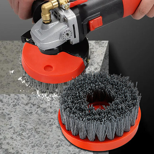 G Accesorios De Cepillo De Pulido Abrasivo De 110mm, Grano