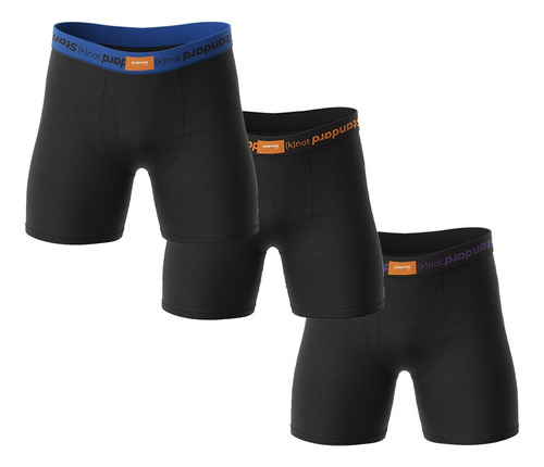 Boxer Hombre Algodon Calzoncillos Standard Pack De 3