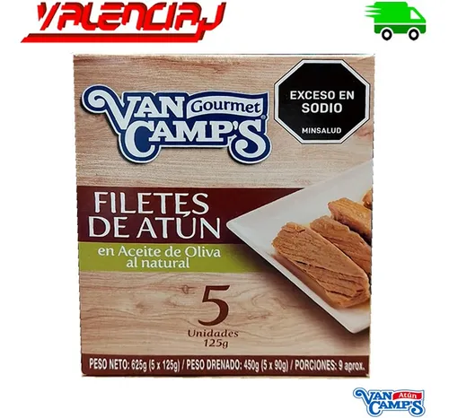 2 Filetes De Atun Aceite Van Camps X 5 B - g a $110