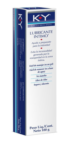 Imagen 1 de 2 de Gel Íntimo Lubricante K-y 100gr