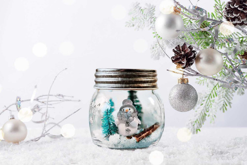 Mini Muñecos De Nieve Juego De 4 Estilos 3.8 Cm