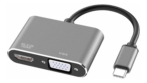 Tipo-c Para Hdmi Vga 2-em-1 Docking Station Usb C Converter