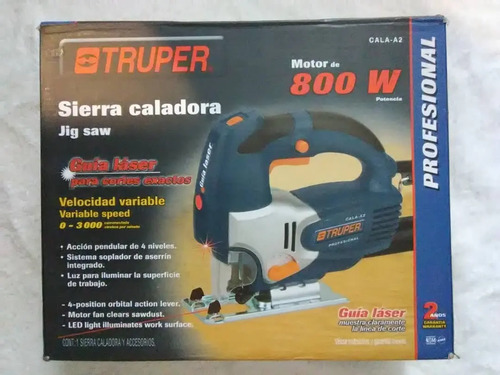 Sierra Caladora Truper 800 W, Con Guía Láser ( Nueva ) | MercadoLibre