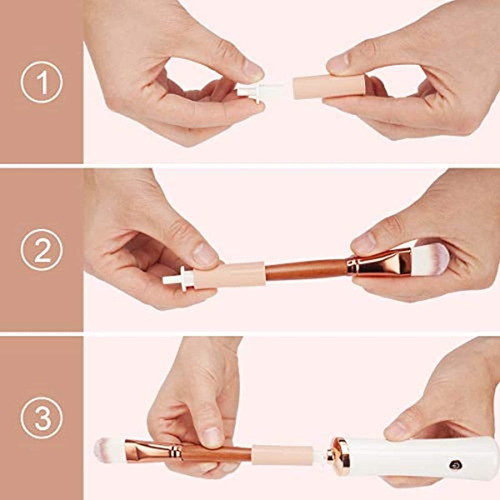 Limpiador Eléctrico Y Secador De Brochas De Maquillaje El