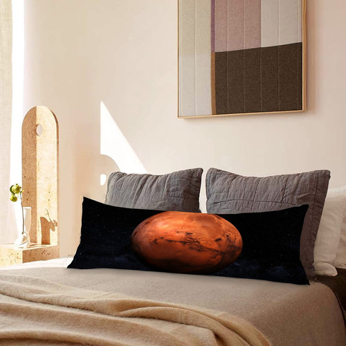 Cojin Almohada Larga Planeta Marte Espacio 45x110cm Diseño De La Tela Lisa