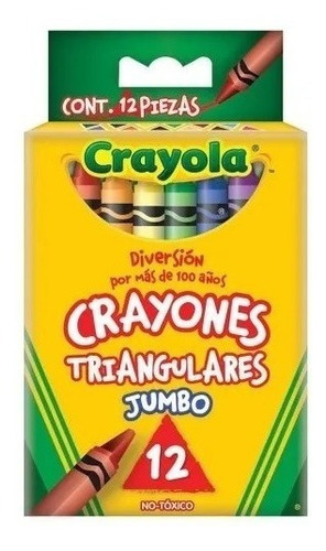 Crayones Triangulares Jumbo Crayola Con 12 Piezas