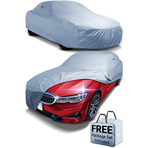 Cubierta De Coche Premium De 18 Capas Impermeable Todas...