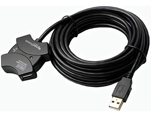 Mutecpower Cable De Extensión Activo Usb 2.0 De 16,5 Pies (5