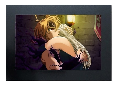 Cuadro De Meliodas And Elizabeth Los 7 Pecados