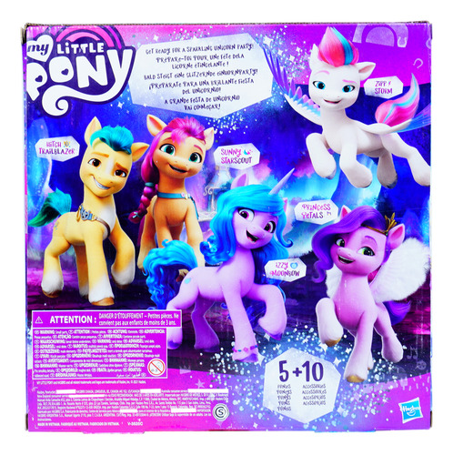 Hasbro My Little Pony Unicorn Party Celebration 5 Ponies
