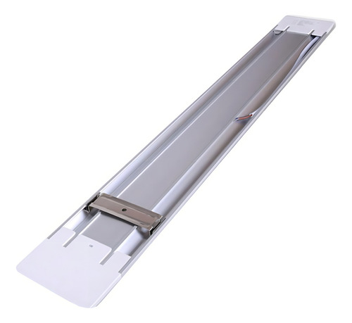 Kit 3 Luminária Led Tubular Slim 36w 40w 120cm Branco Frio