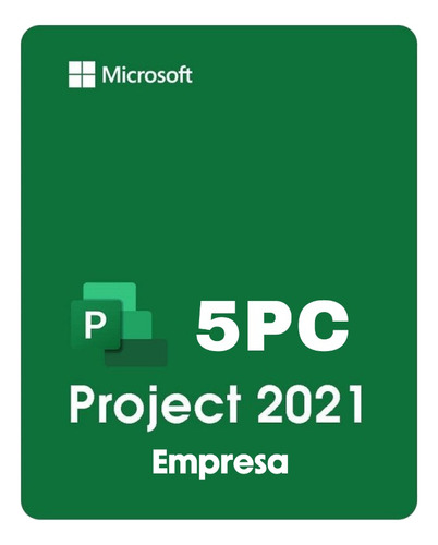 Visio P Project 2021: Garantía De Vida, 5 Pc