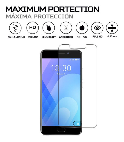 Protector Mica Pantalla Para Meizu M6 Note