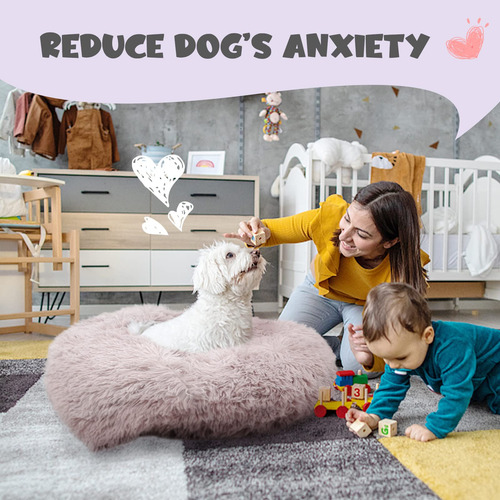 Cama Para Perros Himax Donut Con Manta Para Perros Pequeños